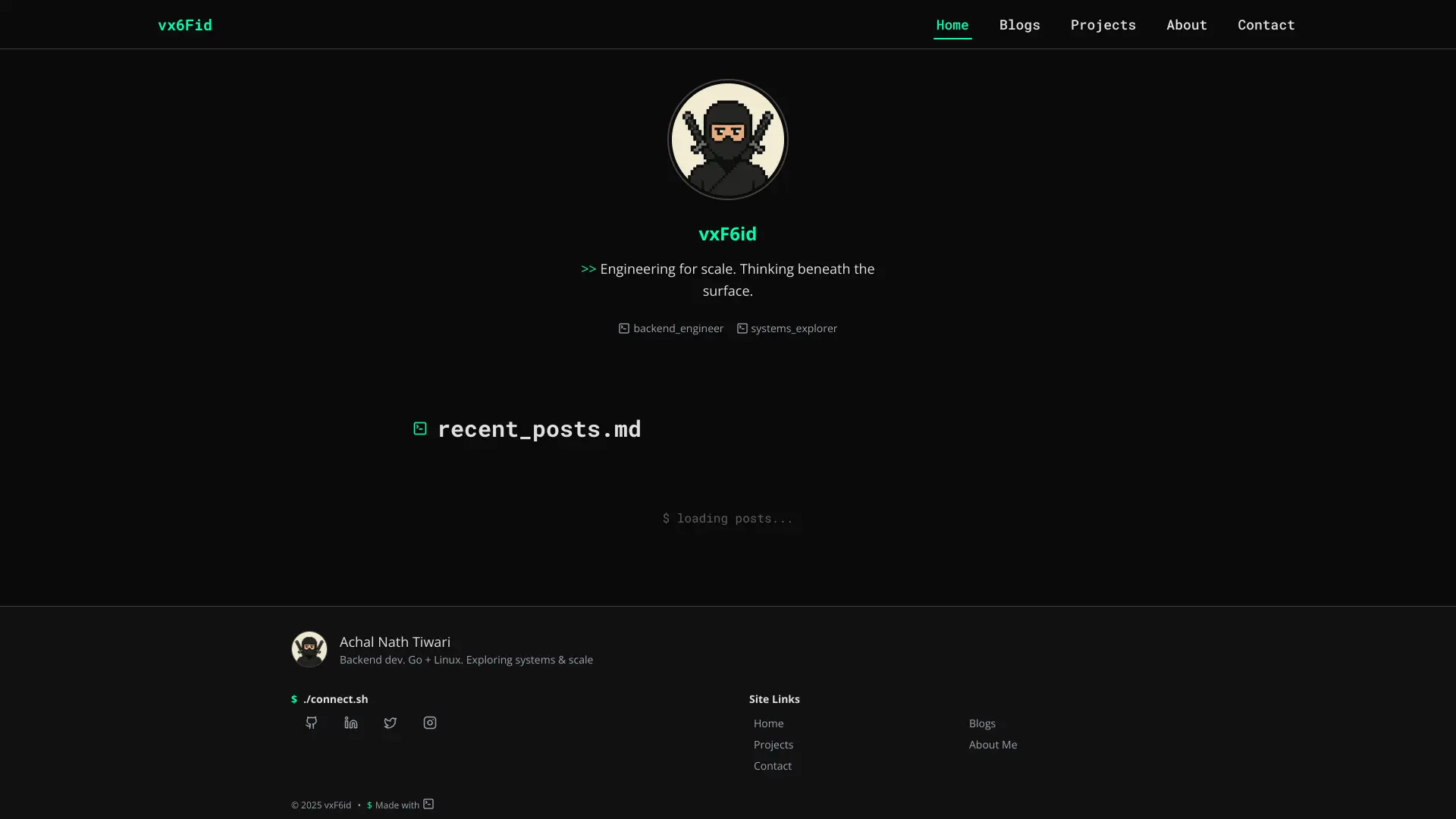 portfolio of Backend category