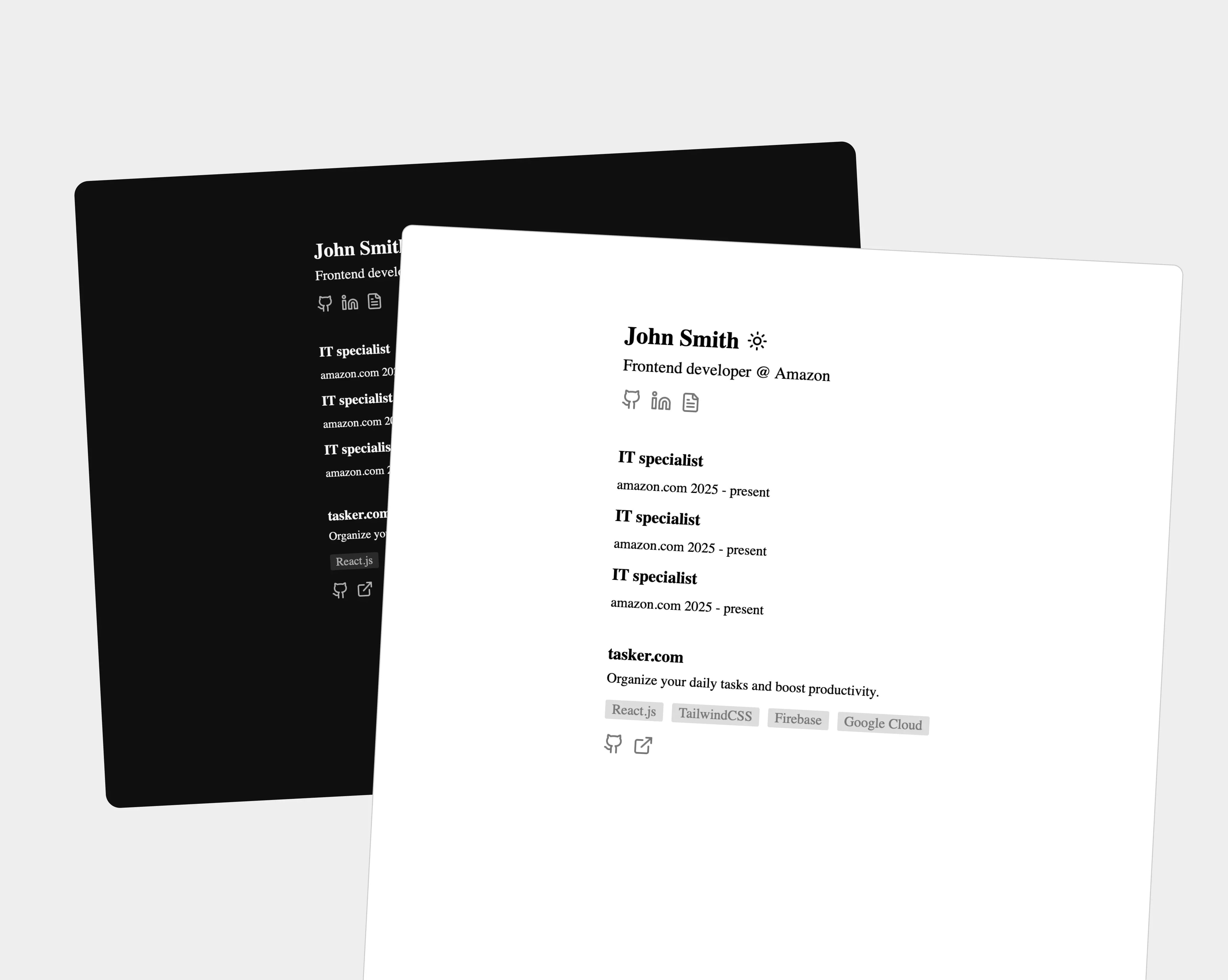 Minimal Portfolio Template image